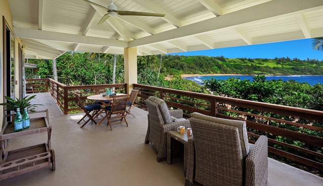 Moloaa Bay Villa on secluded white sand beach