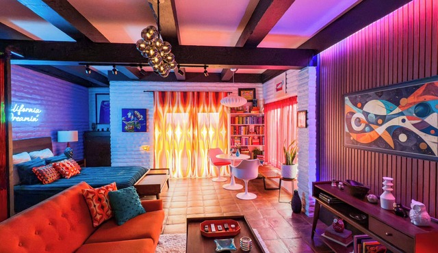 Nite Owl Hideaway - Mid-Century Modern/60s/70s Themed Creative Retreat Space.