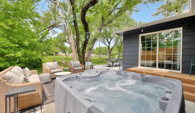 Oasis, new spa, indoor-outdoor dream