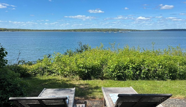 Oceanfront Cottage & Guest House, Private Beach, 3 Miles to Acadia National Park
