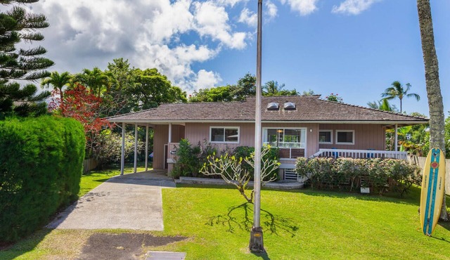 Palm One Surf House, The Heart of Hanalei, TVNC# 5125