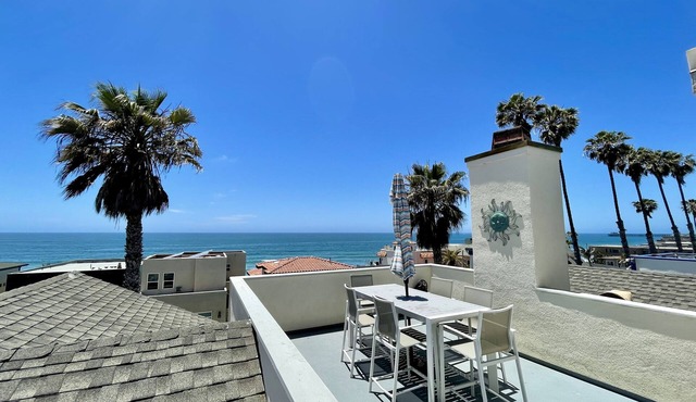 Panoramic ocean view and stunning sunsets in Oceanside with EV charger & AC!