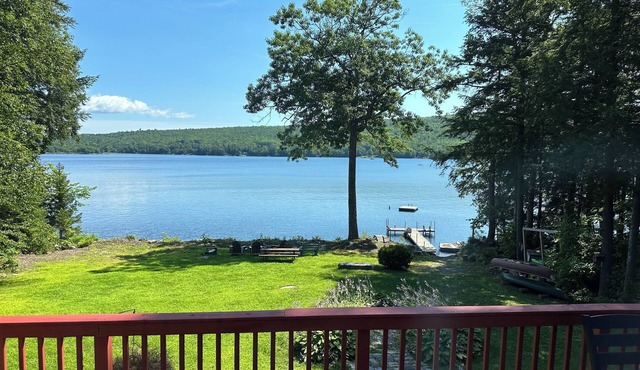 Private Lakefront Getaway With Amazing Views on Great Moose Lake - No Pets.