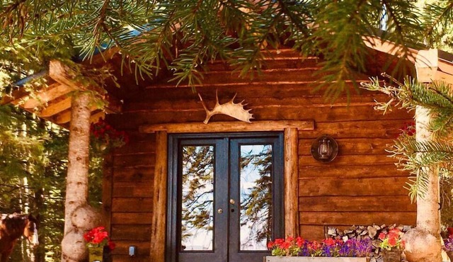 Private Romantic Retreat in our Cozy Rustic Cabin in Mountain View County