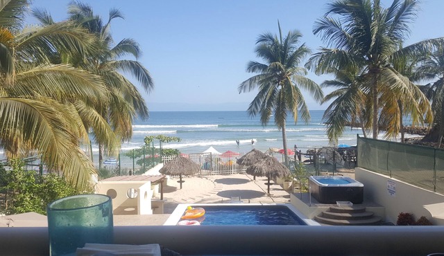 Punta de Mita Beachfront condo: Amazing Views and Fiber Optic Internet in Punta de Mita