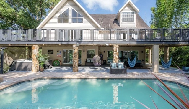 ✨River Front✨Heated Pool Estate-Large Group,Busch Garden,USF, Sleeps 14