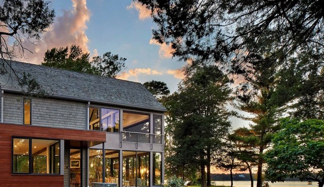 River House: A Private 5 Bedroom Waterfront Wooded Estate Overlooking Mt. Vernon
