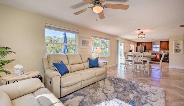 Riverfront Home w/Putting Green & Boat Dock!