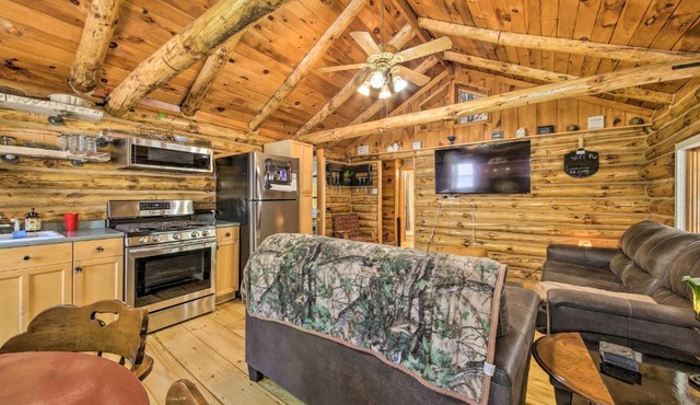 Rustic Madison Getaway with Fire Pit and Patio!