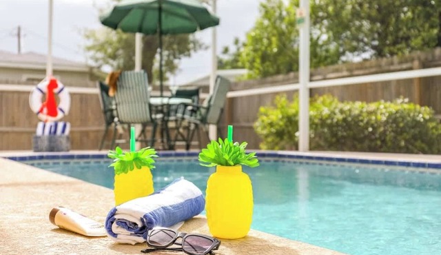 Salty Tide Getaway | Nightlife, Pool, Play, Beach