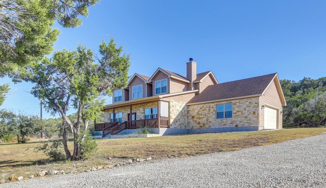 Scenic Views, Fire Pit: Texas Hill Country Getaway