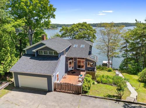 Serene waterfront home w/a dock, large deck & amazing views!