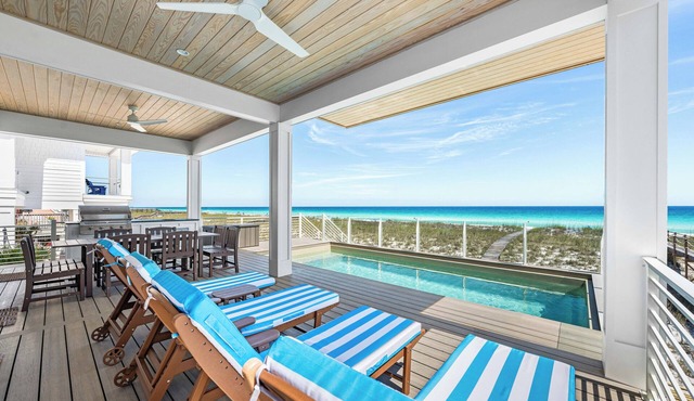 💎 Share My Lowecation! Brand New Lux 6BR Beachfront! Pool, Pets, Sleeps 16