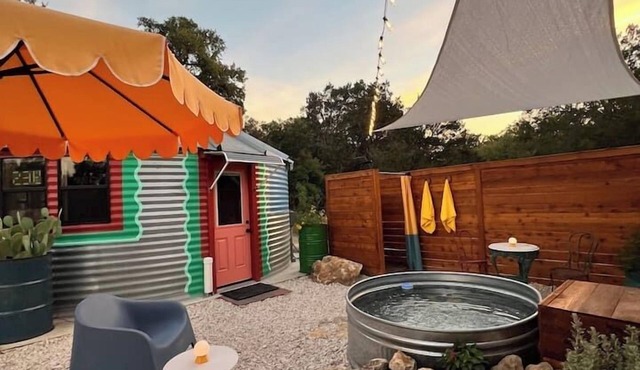 Silo house - 3 acres +pool +outdoor shower “Opal”