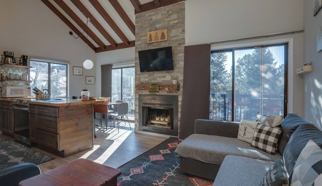Spacious renovated condo across from Resort base area