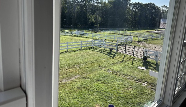 Spacious studio on a beautiful working horse farm in Wakefield