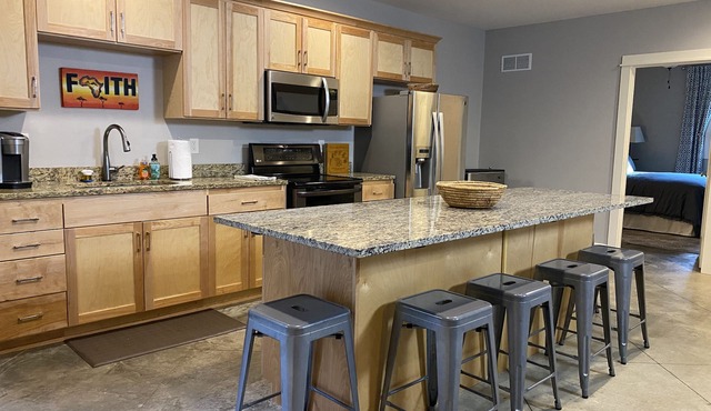 Steps from KU, Private Guest Suite & Game Room