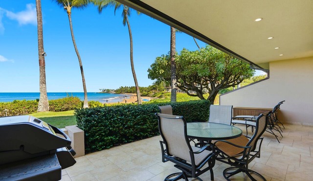 Stunning Beachfront Condo at Makena Surf Resort #E104 with Panoramic Ocean Views