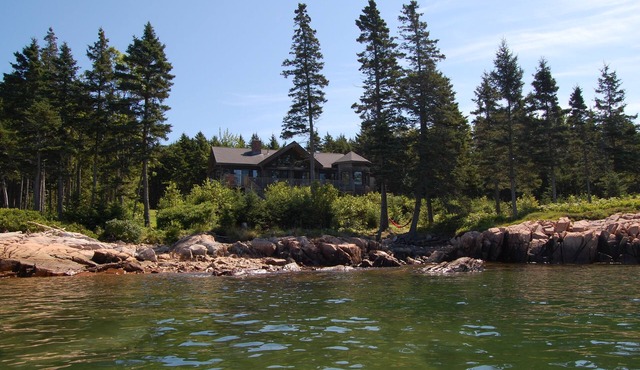 Summer Harbor waterfront home with 580 feet of shoreline