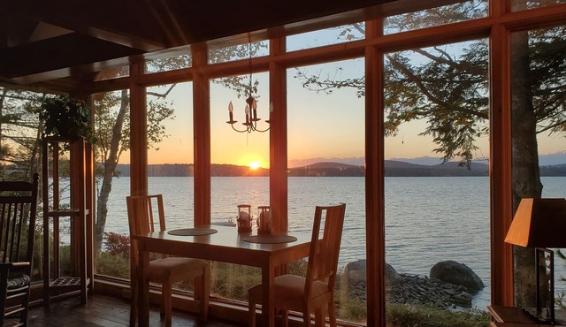 Swan Lake Lakehouse with Bunkhouse and Private Sand Beach