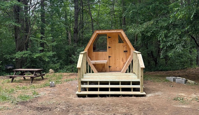 Unique Hexagon Cabin in Hermon, Maine!