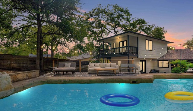Upscale Zilker Gem | Pool & Two Kitchens
