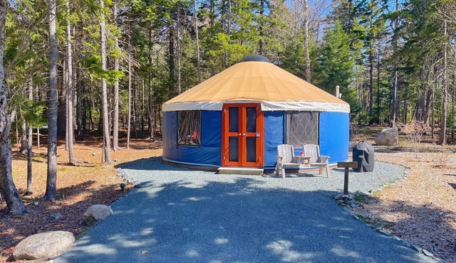 Yurt Glamping on the Quiet-side of Acadia National Park!