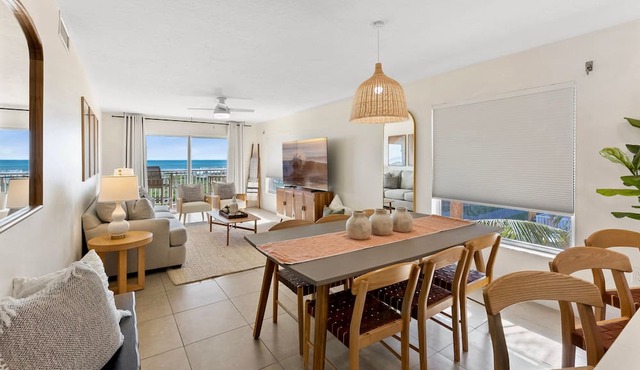 Direct Oceanfront Condo w/A+ Views - Large 3 BR w/2 Ocean Facing Balconies!