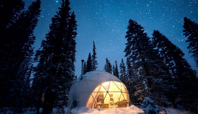 Breathtaking Views, Endless Memories: Family Holiday in a Riverside Big Dome in Bragg Creek