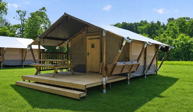 Glamping in Blacksburg on the New River